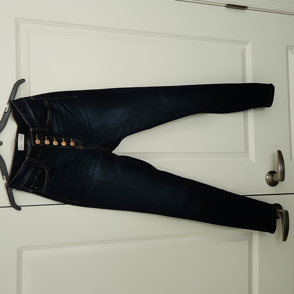 Curvy Kancan Button Down Jeans